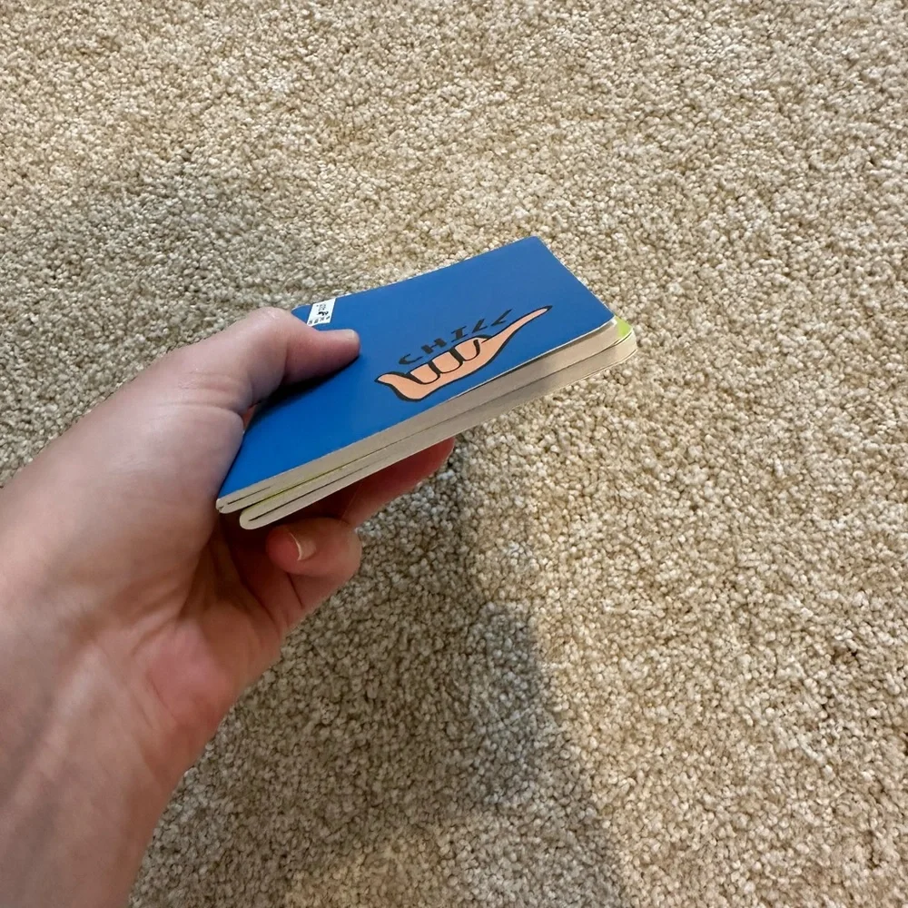 Mini Colorful Notebooks Set - Green and Blue